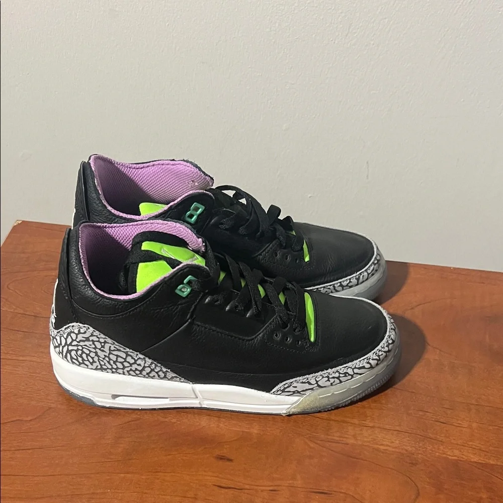 Nike Air Jordan 3 Retro SE GS Electric Green Sneaker size 5.5y-7w dnds NOBOX - Picture 5 of 8